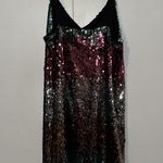 EXPRESS Gradient Sequin Mini Dress Women’s S Small Photo 7