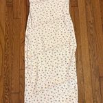 SheIn NWT Tube Body Con Cream Floral Dress Photo 0