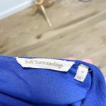 Soft Surroundings  Cotton Gauze Lightweight Shift Dress Pockets Blue size Medium Photo 5