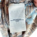 Lands' End  100% Cotton Floral Palm Sleeveless Knee Length Dress Coverup Size S Photo 7