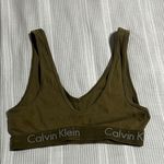 Calvin Klein  Women's Khaki Bralette Photo 2