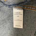 Silver Jeans Silver Jean Company Women’s Shelby Cropped Denim Distressed Frayed Jacket S Photo 6