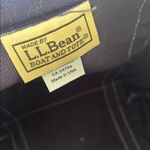 L.L.Bean Vintage RARE navy blue Boat and Tote bag cotton preppy nautical USA Photo 8