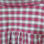 Lands' End  16 Red White Gingham Check Top Plus Photo 4