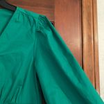 J.Crew  Green Smocked Tie Front A-Line Dress size 10 Photo 3