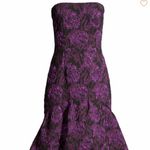 Aidan Mattox NWT Strapless Jacquard Midi Dress Photo 6