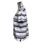 Loft Multicolor Stripe Short Sleeve Top L | Beachy Preppy Coquette Coastal Photo 3