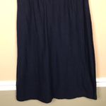 Tommy Bahama  Women’s Bead Sequin Rhinestone Floral Navy Blue Tank A-Line Dress Photo 2