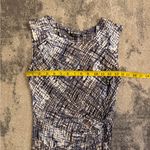 Nic+Zoe  Blue and White Textured Midi Dress Photo 5