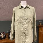 Chico's Chico’s Soft Moss Green Button Blouse 1 M Photo 8
