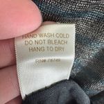 Arden B Blue Gray Striped Shimmery One Long Puff Sleeve Bodycon Mini Dress Sz L Size L Photo 6