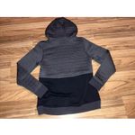 The North Face  Women's Quilted Hoodie Hooded Sweatshirt Gray Black Size medium‎ Photo 6