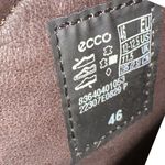 Ecco Cognac Brown Leather Formal Derby Shoes NIB Hybrid Sole, Men’s 12 - 12.5 Photo 10