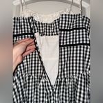 For Love & Lemons  Black and White Gingham Dress size small Photo 9