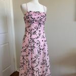 Vtg Y2K Morgan Co‎ 5/6 Empire Waist Tie Back Formal Gown Dress Floral Whimsygoth Pink Size undefined Photo 1