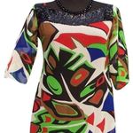Cache Black Red Green White Lot 2 Pcs Bundle Silk Sequin Dress New $198 NWT Photo 1