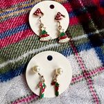 Festive Christmas Earrings Set Photo 3