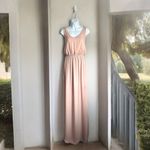 Show Me Your Mumu  Kendall Maxi Dress in Dusty Blush Crisp - Size S Photo 5