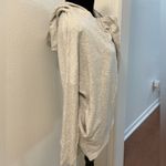 Athleta Purana Light Grey Wrap Long Sleeve Hoodie Photo 1