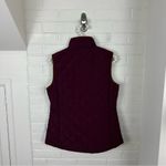 G.H.Bass & Co. Maroon Quilted Snap Button Vest Size XS Red Photo 4