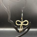 Cowgirl Rope Bow Earrings Tan Photo 3
