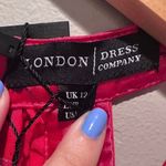 NWT London Dress Company Chloe Mini Dress Sz US 8 Watermelon Pink Cocktail Photo 3