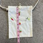 Vintage White Fruit Thin Cloth Shoulder Bag Photo 5