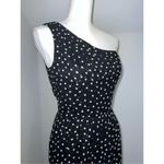 Banana Republic Women’s sz 2 One Shoulder Polka Dot Dress Photo 1