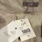 JJILL CHINO CARGO SOAPSTONE PANTS PLUS SIZE 16 Tan Photo 4