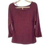 Joie  100% Cashmere Sweater Burgundy Boat Neck Lightweight Pullover Women’s XL Photo 1