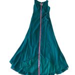 Jenny Packham Bridesmaid Jade Wrap Maxi Dress Size 4 Green Photo 3