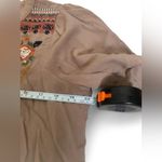 Andree by Unit  Womens Small Embroidered Floral Boho Peasant Top Blush Photo 4