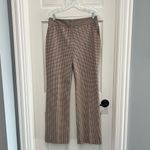 Trina Turk  Tailored Trousers Houndstooth Check Plaid Size 6 Dress Pants Photo 1