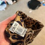 Cache Vintage tan Leopard Print Flare satin Pants never worn Photo 4