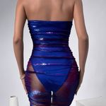 Mesh Tube Bodycon Dress Photo 2