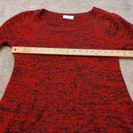 Bobbie & Brooks Size Medium M Red Black Sweater Dress Long Sleeve Warm Soft Cozy Photo 3