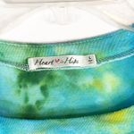 Heart Hips Large Top Handmade Tie Dye Sea Sprite Blue Green Strappy V Neck 1010 Photo 6