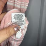Pink and White Striped Crop Top Size M Photo 4