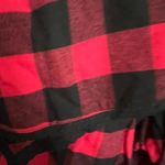 Free Press  Buffalo Plaid flannel shorts and top sleep set womens' size medium Photo 4