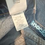 MOTHER Women's Snacks! The Lickity Split Fray Maxi Denim Skirt Size 30 Blue Photo 3