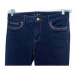 White House | Black Market WHBM The Skinny Mid Rise Jeans 4 Ankle Zipper Buckle Casual Normcore Preppy Work Photo 3