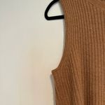 Naked Cashmere Women’s Sz:L Brown 100% Cashmere Ribbed V Neck Sweater Vest Size L Photo 7