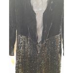 Alfred Angelo  Black Elegant Vintage Sequins, Long Sleeve Dress 9/10 Photo 5