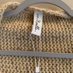 Simply Noelle Noelle Tan Knit Poncho with Buckle Accents Winter Top Pullover OS Photo 2