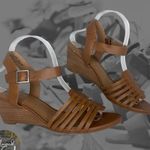 Susina Brown Terra Wedge Sandal Photo 1