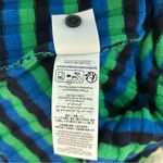 Boden Mini Collared Ribbed Knit Dress in Navy and Bright Green Size 14R New Blue Photo 10