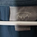 Anthropologie , VANESSA VIRGINIA Medium Teal Lightweight Semi-Sheer Cardigan Top Photo 4