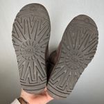 UGG  Australia Tall Boots Brown Suede Sheepskin Lined Women Size 5 Photo 4