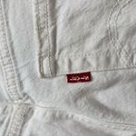 Levi's Levi’s Big E Wedgie Straight Raw Hem Jeans in White 26 Photo 10