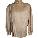 Geoffrey Alexander for Private Agenda Vintage Silk Blouse Size 16 Photo 0